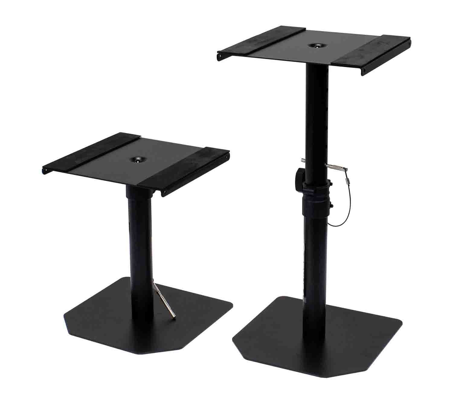 Odyssey ASPKSTAND2XDT Speaker Stands with Flat Surface Base - Hollywood DJ