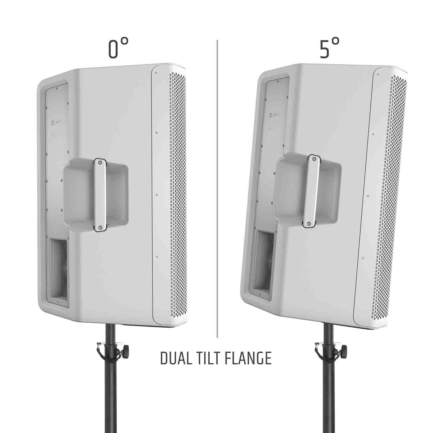 LD Systems ICOA 15 W, 15" Passive Coaxial PA Loudspeaker - White - Hollywood DJ