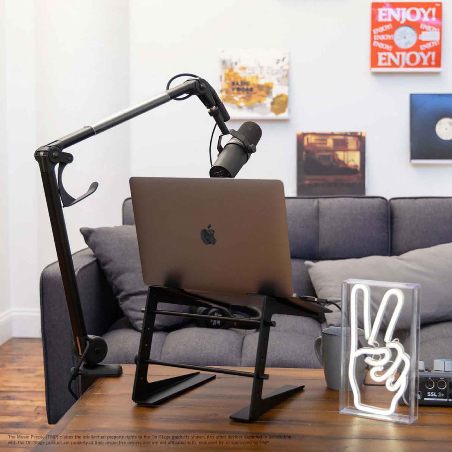 On Stage LPT5000 Laptop Stand - Hollywood DJ