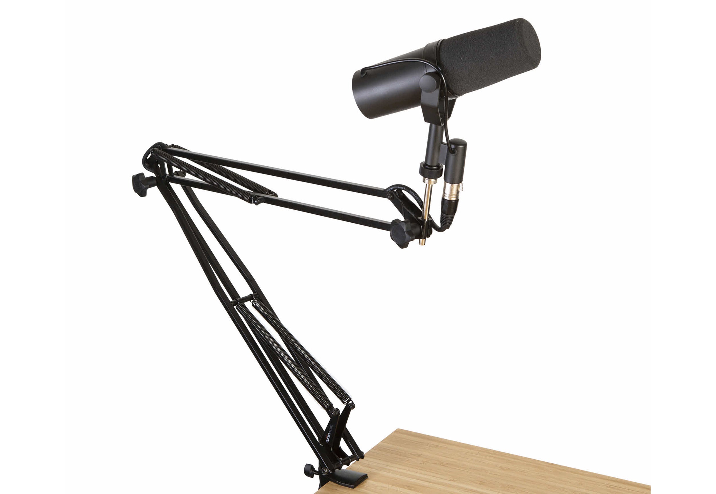 Gator Frameworks GFWMICBCBM1000 Professional Podcast Desk Mount Microphone Boom Stand - Hollywood DJ