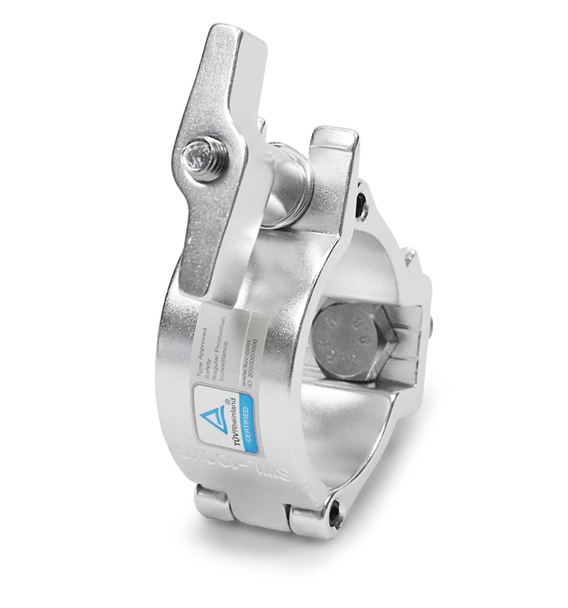 Galaxy Stage GSC113 2" inch Silver Aluminum Clamp for Lighting - Hollywood DJ