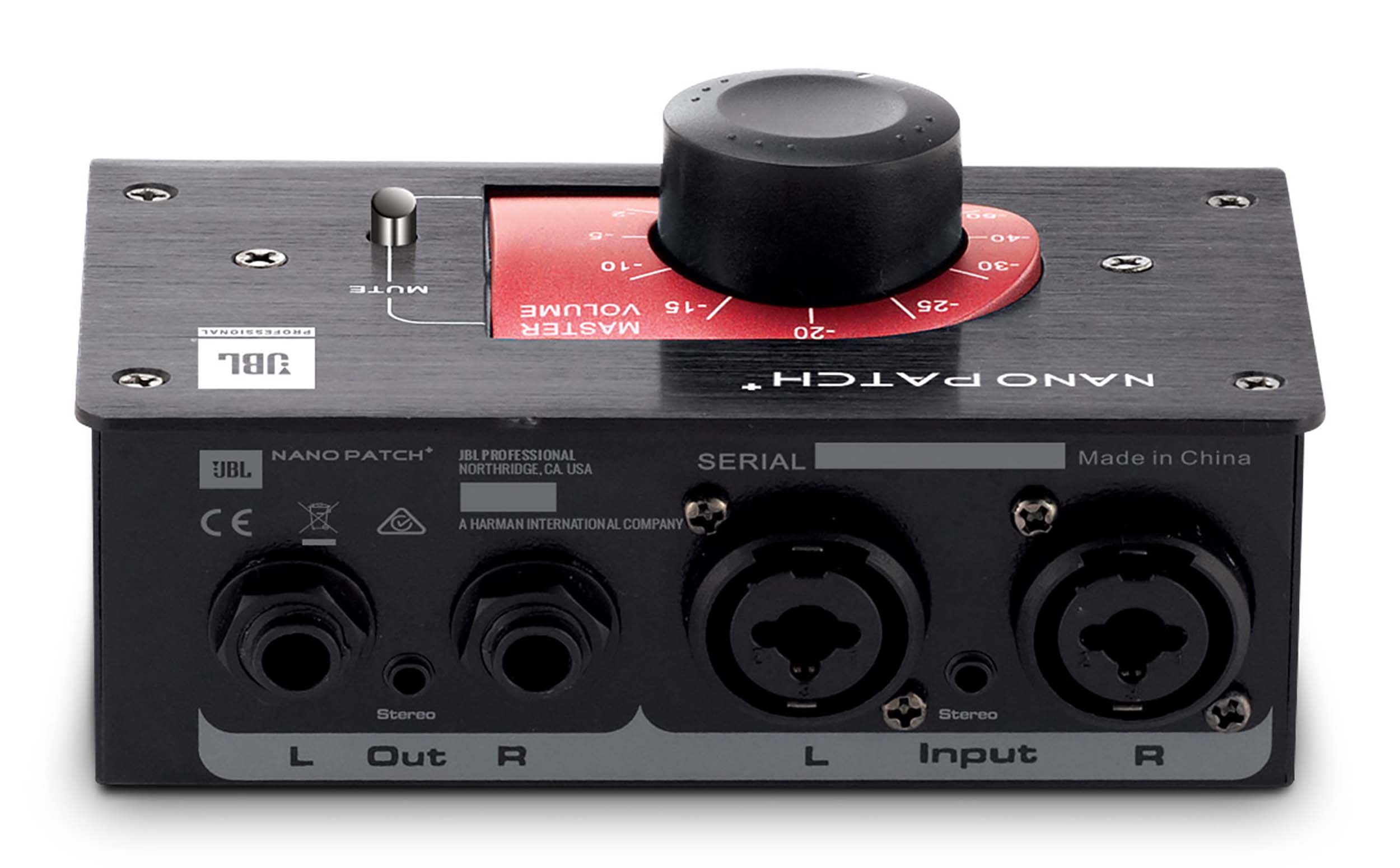 JBL NPATCH BLK, Compact 2 Channel Passive Volume Controller by JBL
