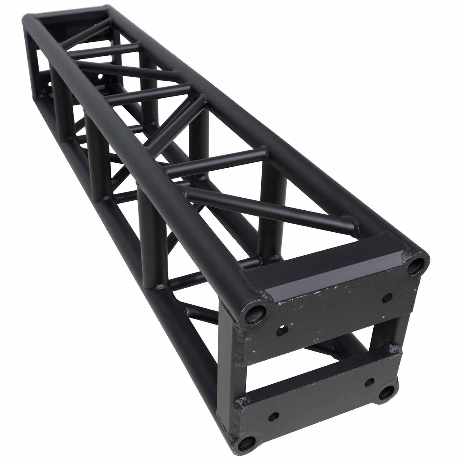 ProX XT-BT1205 BLK, 3mm Wall BoltX Black Bolted 12 Inch Professional Box Truss Segment - 5 Ft. - Hollywood DJ