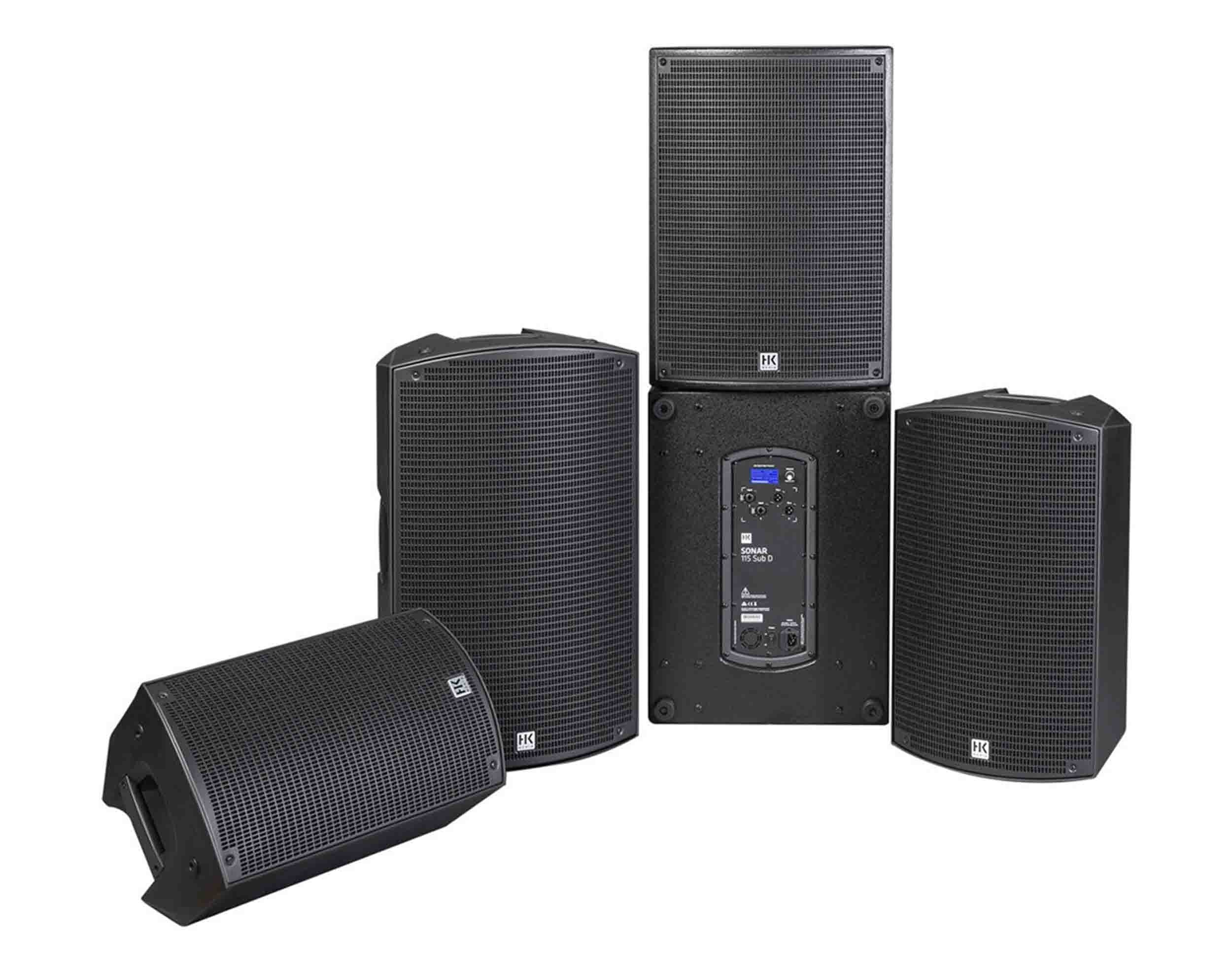 HK Audio SONAR110XI, 2-Way 800W 10-Inch Powered Speaker - Hollywood DJ