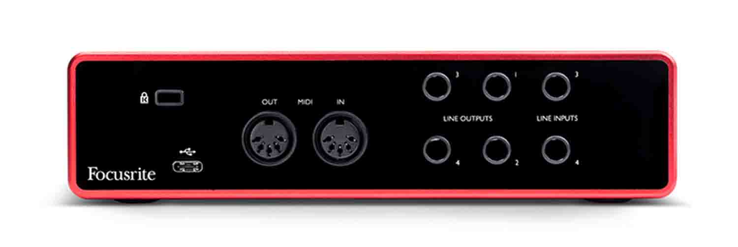 Focusrite Scarlett 4i4 3rd Gen 4x4 USB Audio/MIDI Interface - Hollywood DJ
