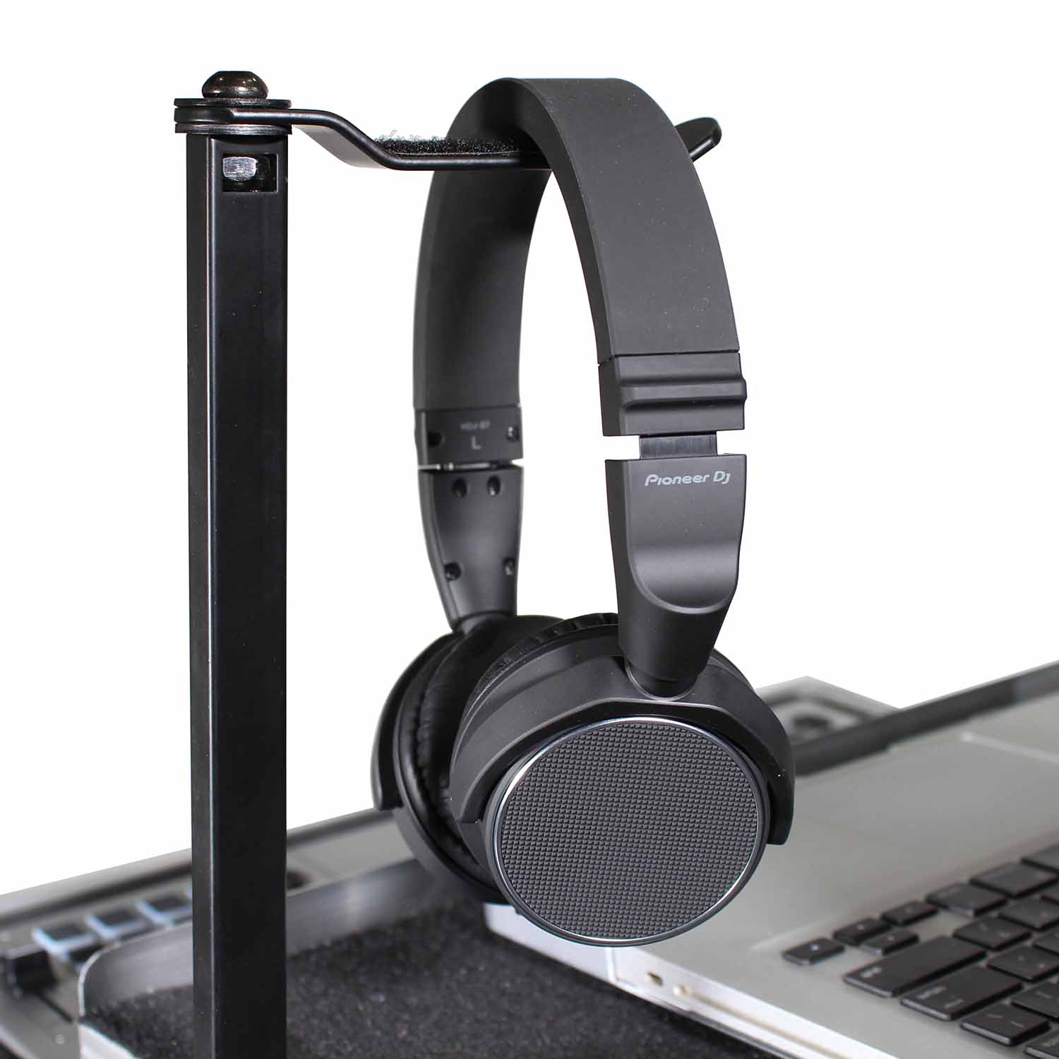 ProX X-HH815 Headphone Pole Stand for Cases 12" Shaft with Rotating Hook - Hollywood DJ