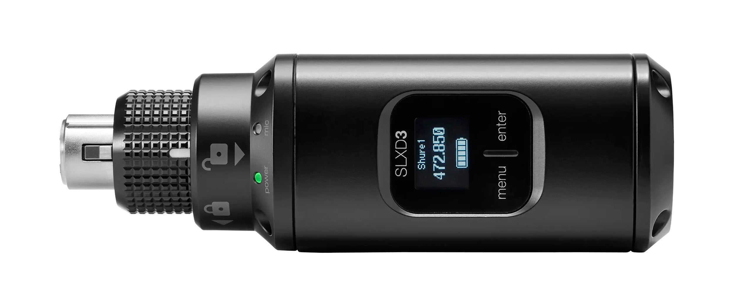 Shure SLXD3 Plug-On Digital Wireless Transmitter with XLR Connector by Shure