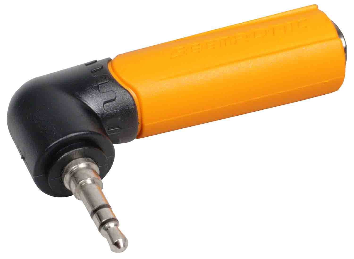 ProX XC-MMJ3-PM-R Professional 1/4" Female to 1/8" Male Stereo Right Angled Adapter BY SEETRONIC - Hollywood DJ