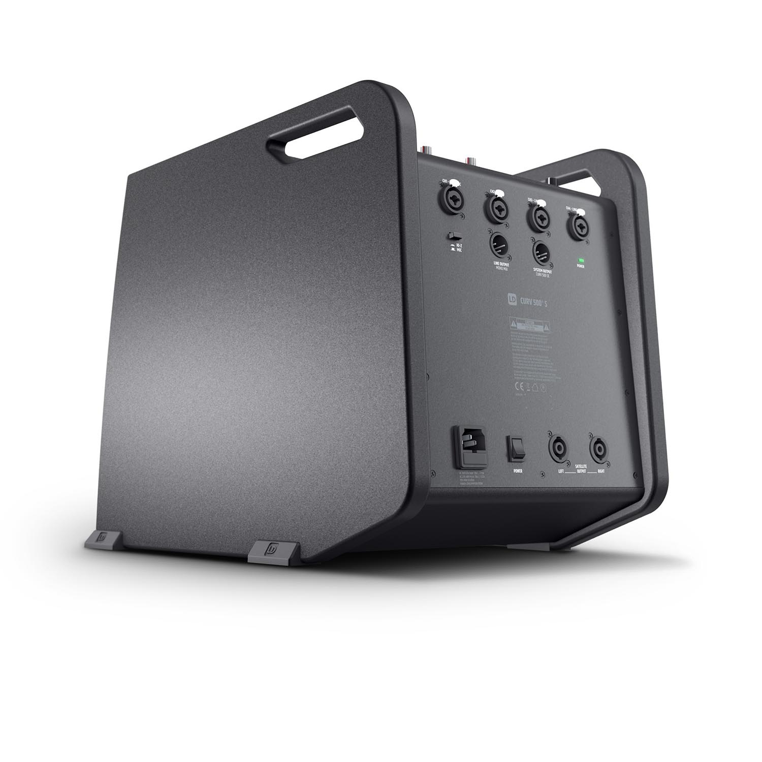 LD Systems CURV500ES Portable Array System Entertainer Set Including Distance Bar and Speaker Cable - Hollywood DJ