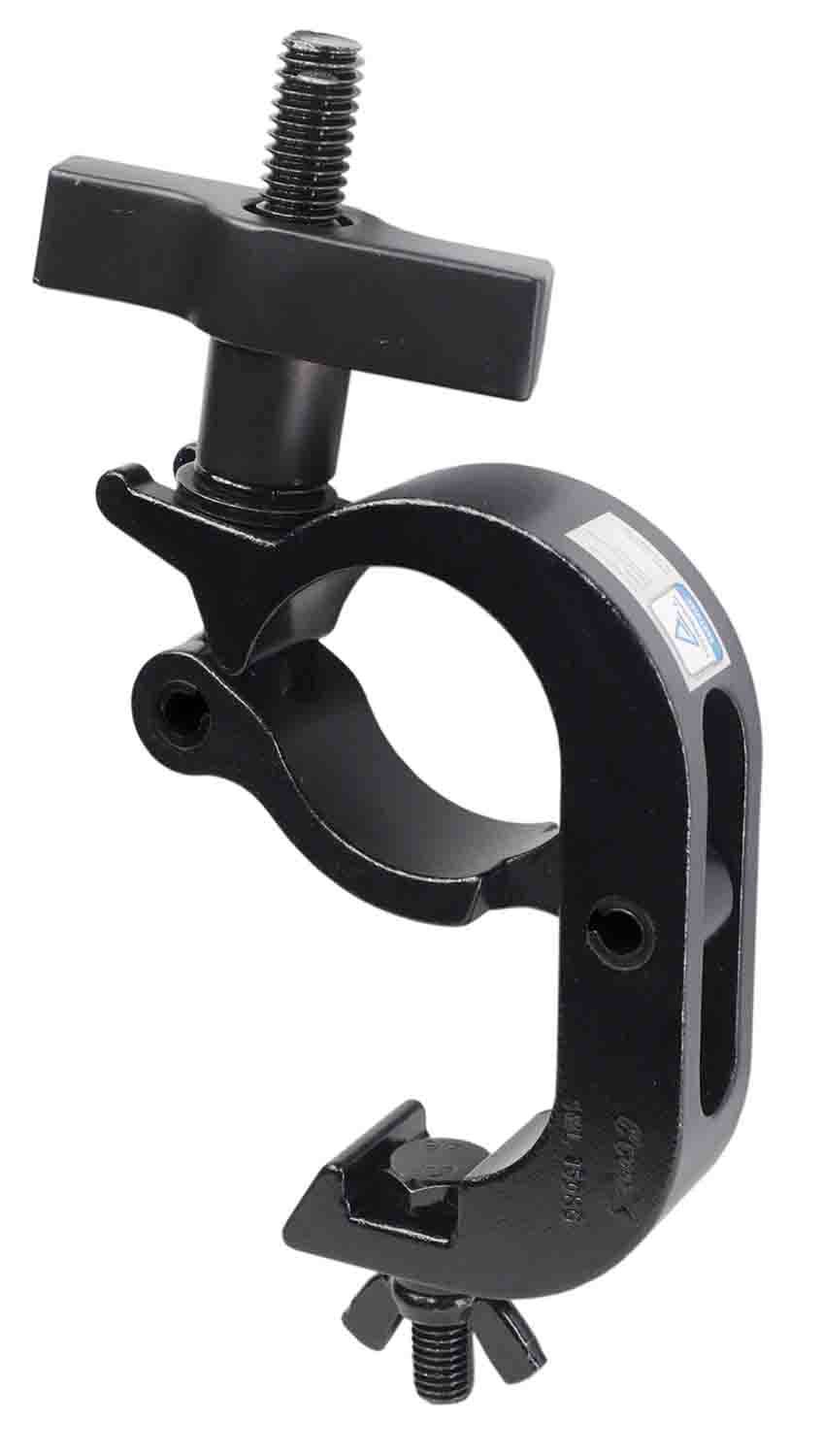 ProX T-C5H-BLK Heavy Duty Hook Trigger Style Aluminium Clamp with Big Wing - Black - Hollywood DJ