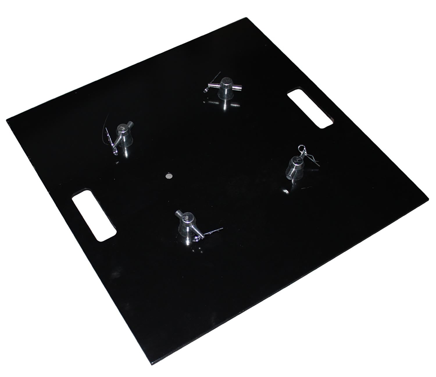 ProX XT-BP2424S Steel Base Plate for F34 Trussing with Conical Connectors - 24" x 24" - Hollywood DJ