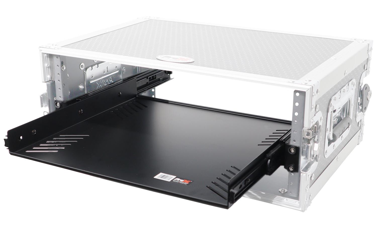 ProX T-1RDTR, 1U Space Sliding Shelf with Bottom Vents - Hollywood DJ