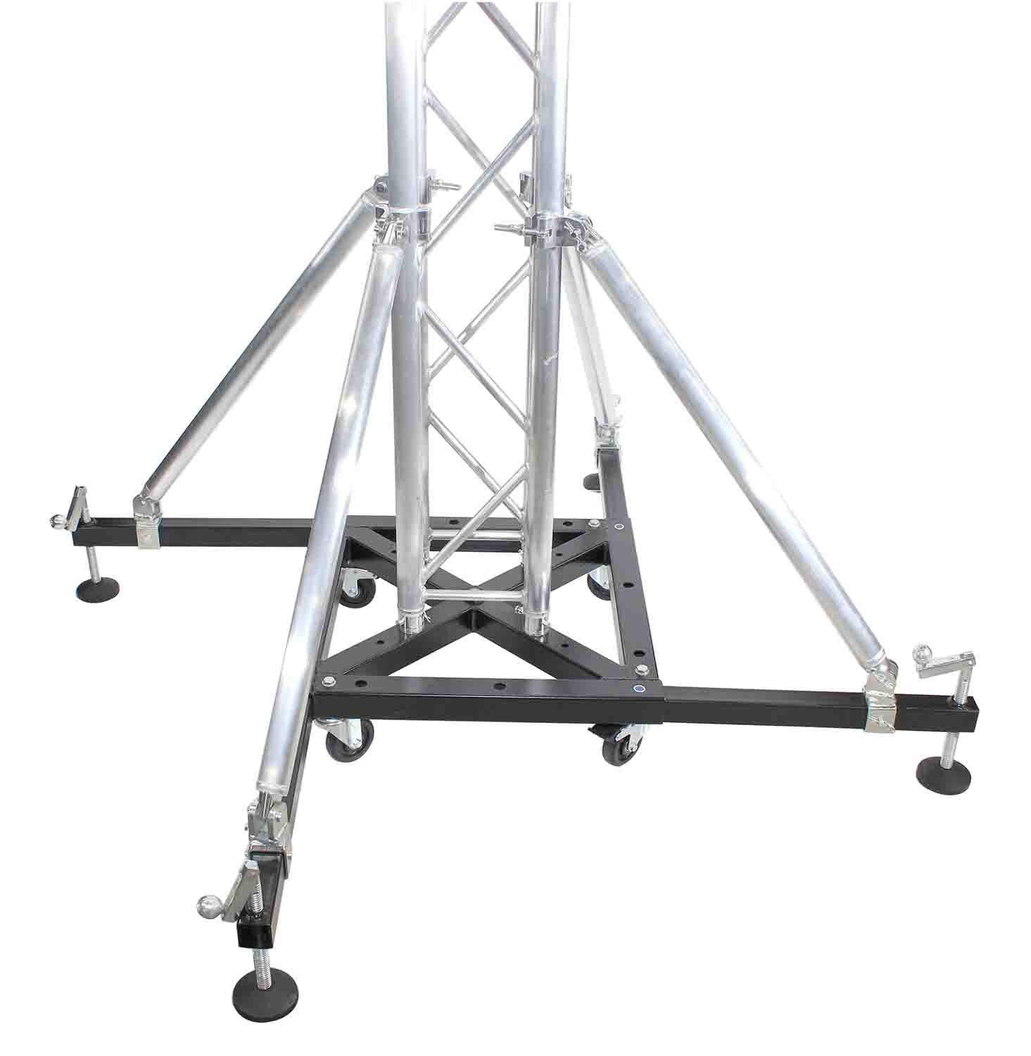 ProX XT-GSBX PKG, Ground Support Stabilizer Base Package with Extendable Outriggers for F34 and F44 - Hollywood DJ