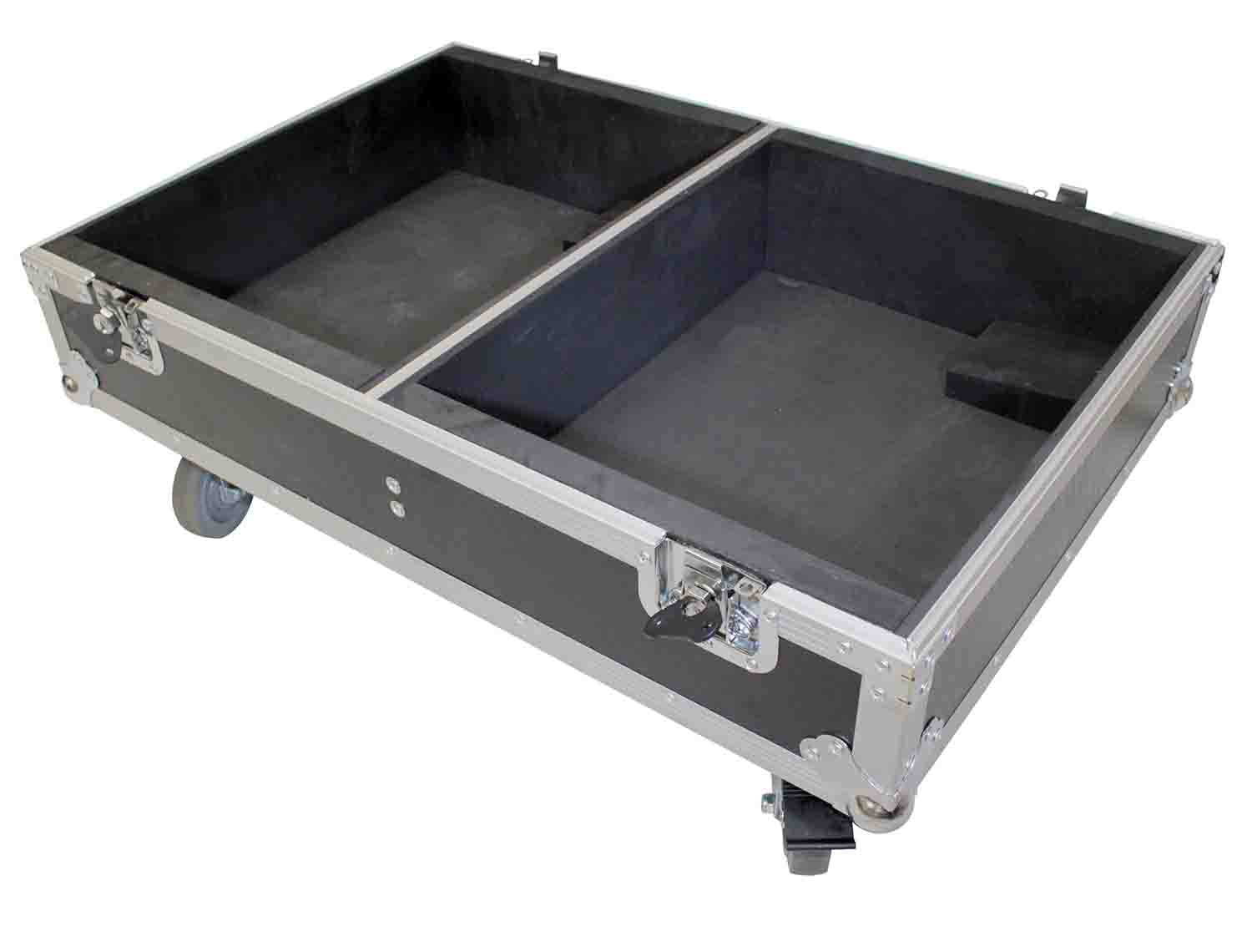 ProX X-RCF-HDL6ALAX4W, Line Array Flight Case for 4 RCF HDL6-A HDL26-A Speakers with Wheels - Hollywood DJ