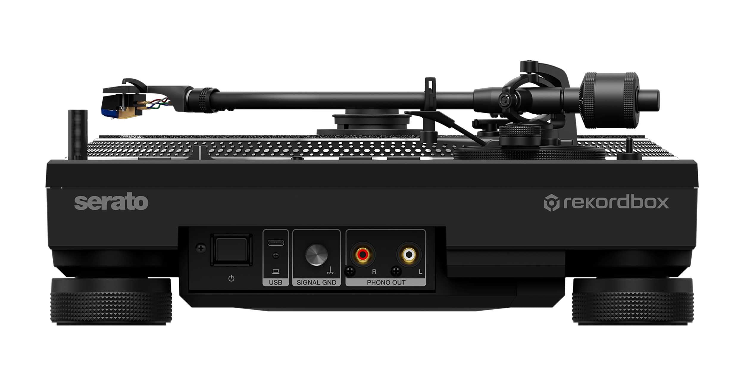 Pioneer DJ PLX-CRSS12 Hybrid Turntable Package with S5 DJ Mixer and Flight Coffin Case by Pioneer DJ