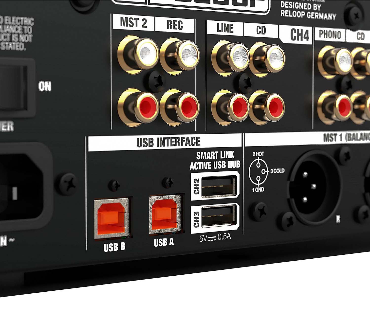 Reloop RMX-95 Digital Club Mixer with 24-Bit Dual Interface - Hollywood DJ