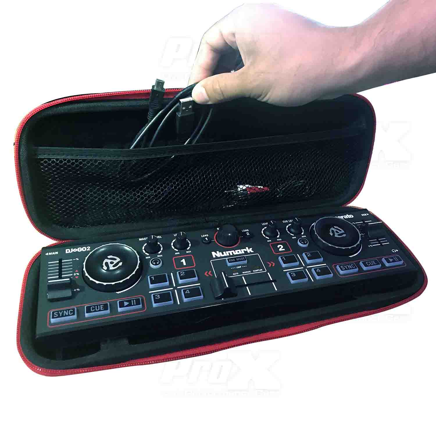 ProX XB-DJ2GO2 EVA Molded Case For Numark DJ2GO2 Touch and Nano DJ MIDI Controllers ProX Cases