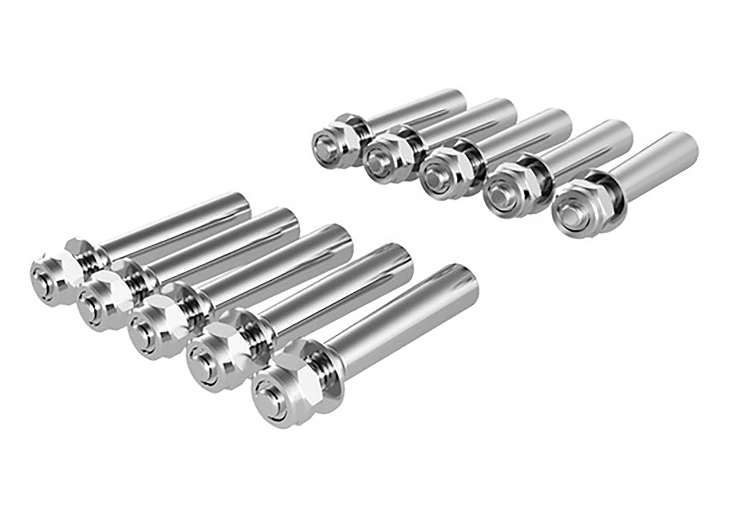 Global Truss COUPLER-PIN-2-SS, Stainless Steel Coupler Pin with Locknut - Hollywood DJ