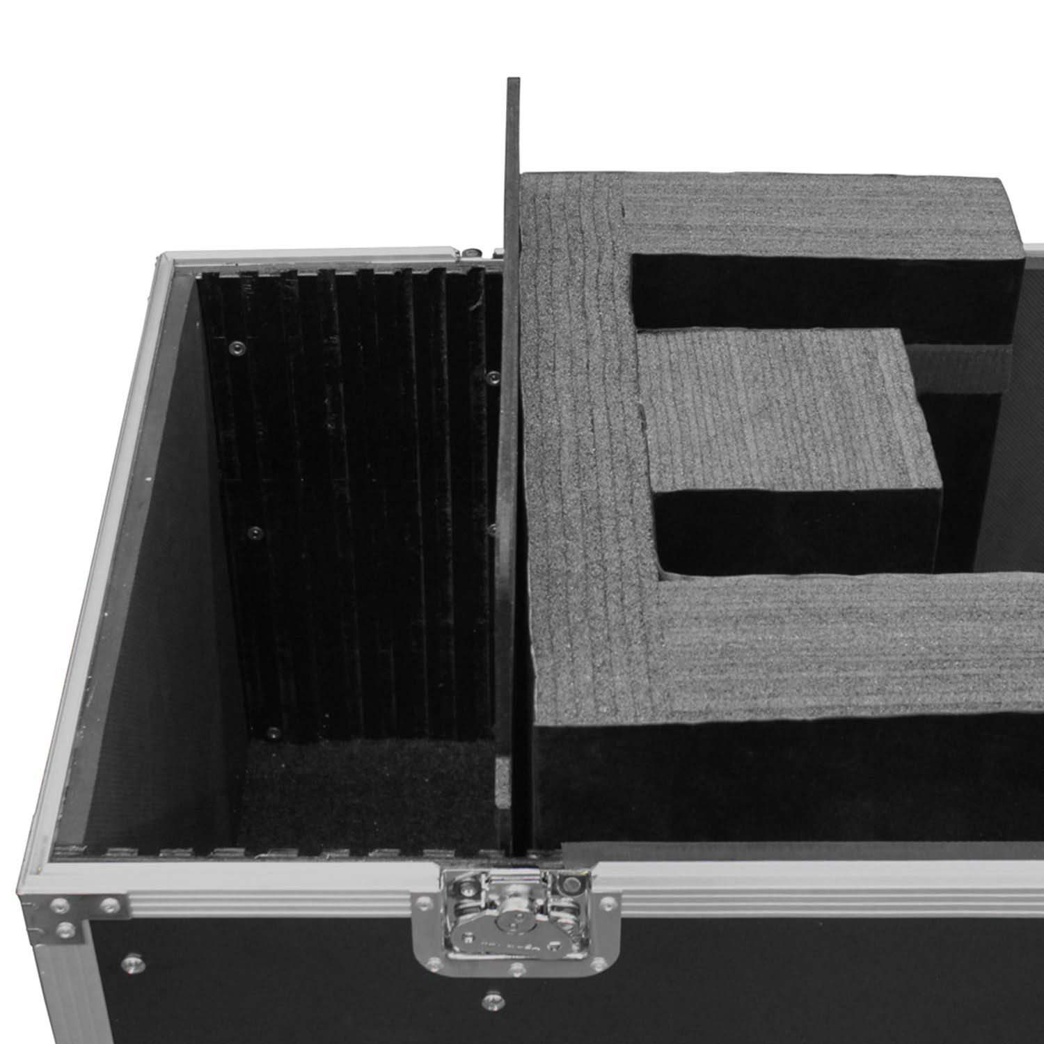 Odyssey FZ2FSM65W Dual 60-65″ Flat Screen Monitor Flight Case with Casters - Hollywood DJ