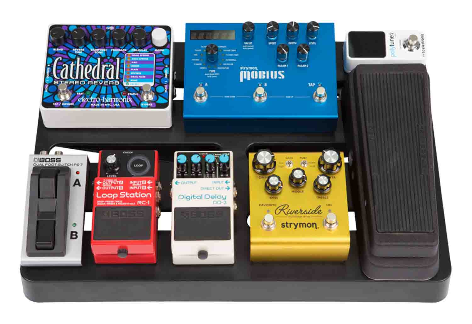 SKB Cases 1SKB-PB1712 Injection Molded Non-Powered Pedal Board - Hollywood DJ