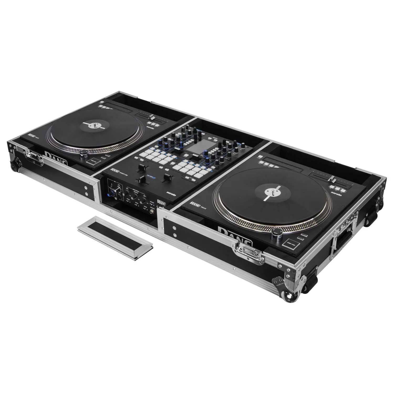 Odyssey FZRANE1272W Two Battle Position Flight Coffin Case For Rane Seventy-Two And Rane Twelve Mixer - Hollywood DJ