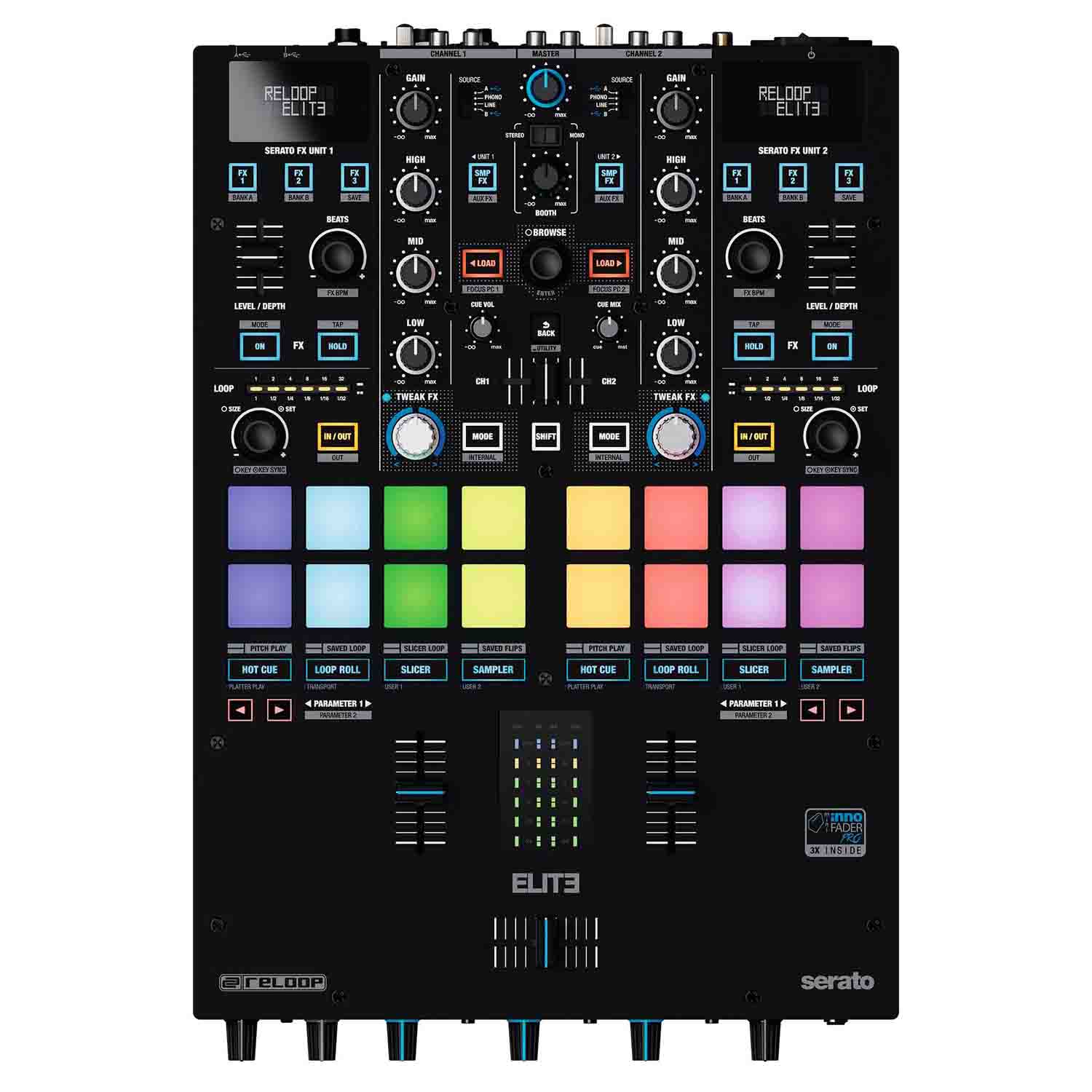 Reloop Elite Professional DJ DVS Mixer for Serato DJ Pro - Hollywood DJ