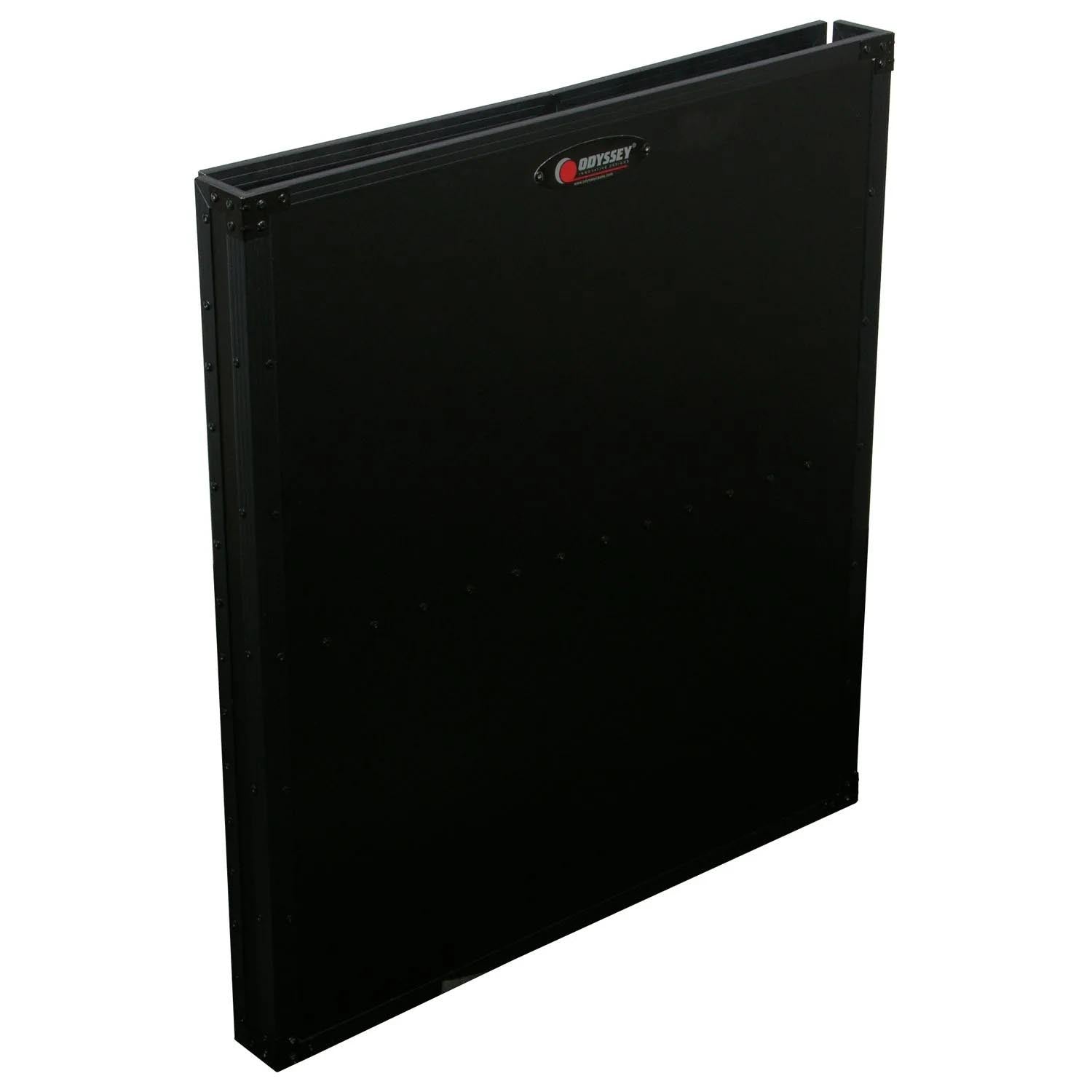 Odyssey FZF3336BL, DJ Fold-out Stand - 33″ Wide x 36″ Tall - Black - Hollywood DJ