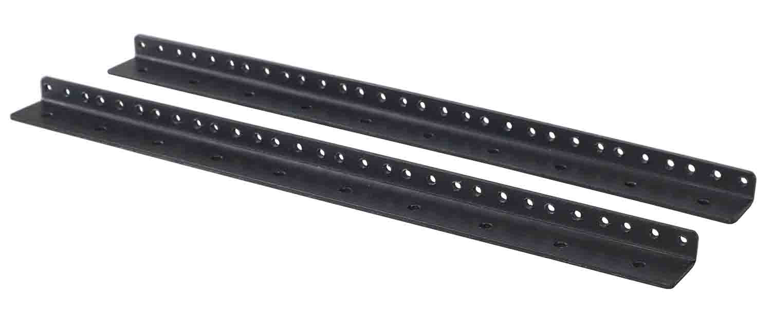 ProX T-RR10 Heavy Duty Steel Rack Rail Kit 10U Size Space - Hollywood DJ