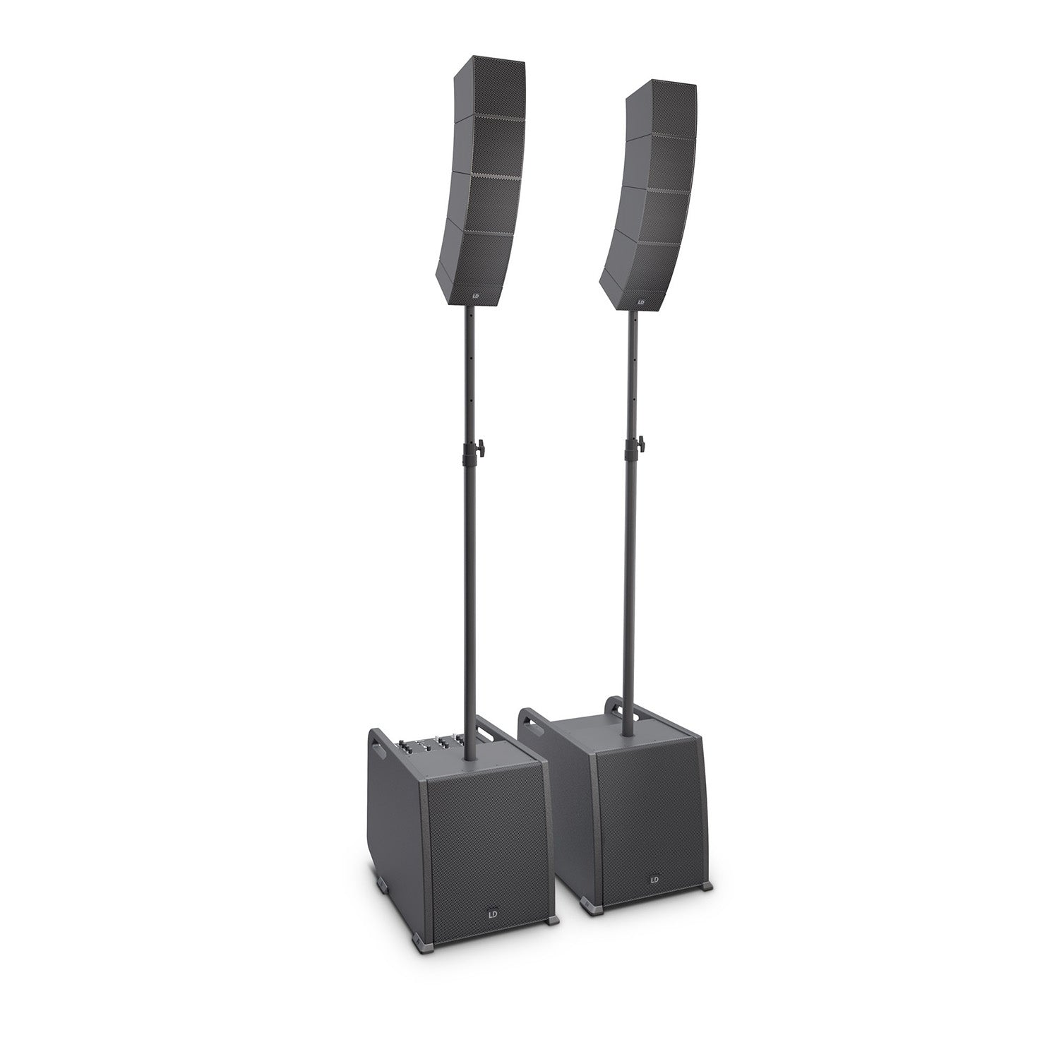 LD Systems CURV500PS Portable Array System Power Set Including Distance Bars and Speaker Cables - Hollywood DJ