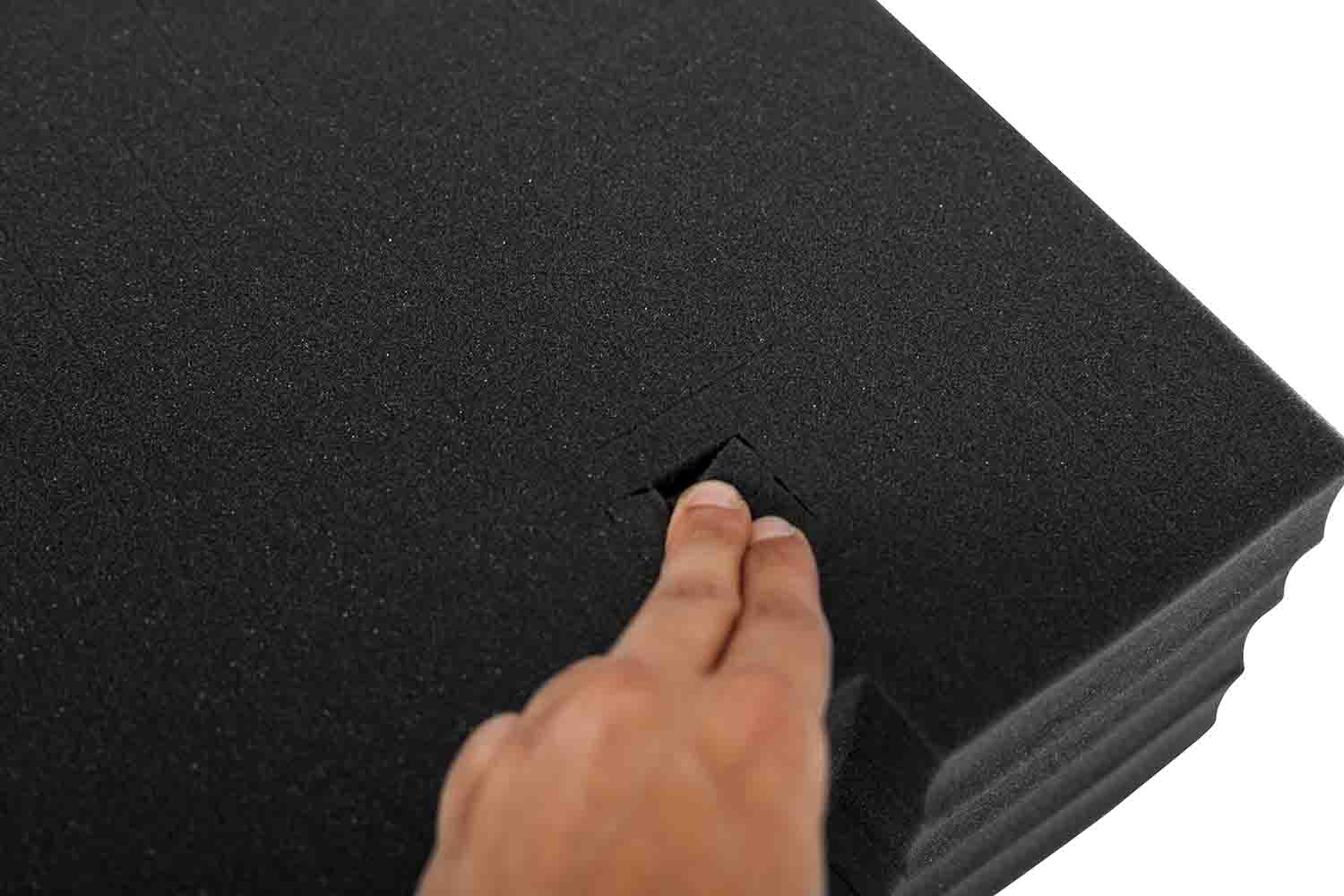 Gator Cases GRW-DRWFOAM-2 Replacement Diced Foam Block for GRW-DRWF2 - Hollywood DJ