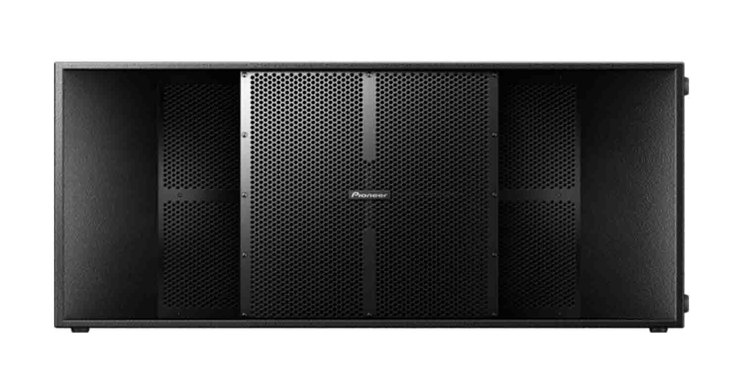 Pioneer XY-218HS-B Dual 18” Horn-Loaded Subwoofer - Black - Hollywood DJ