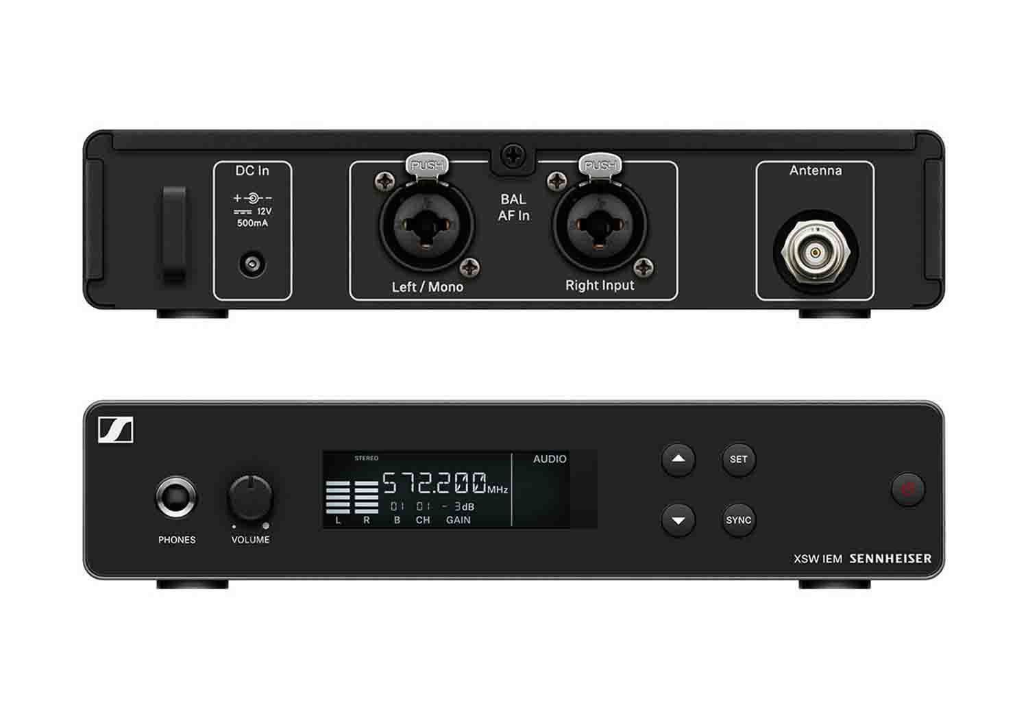 Sennheiser XSW IEM SR (A) Stereo In-Ear Monitoring Wireless Transmitter (A: 476 to 500 MHz) - Hollywood DJ