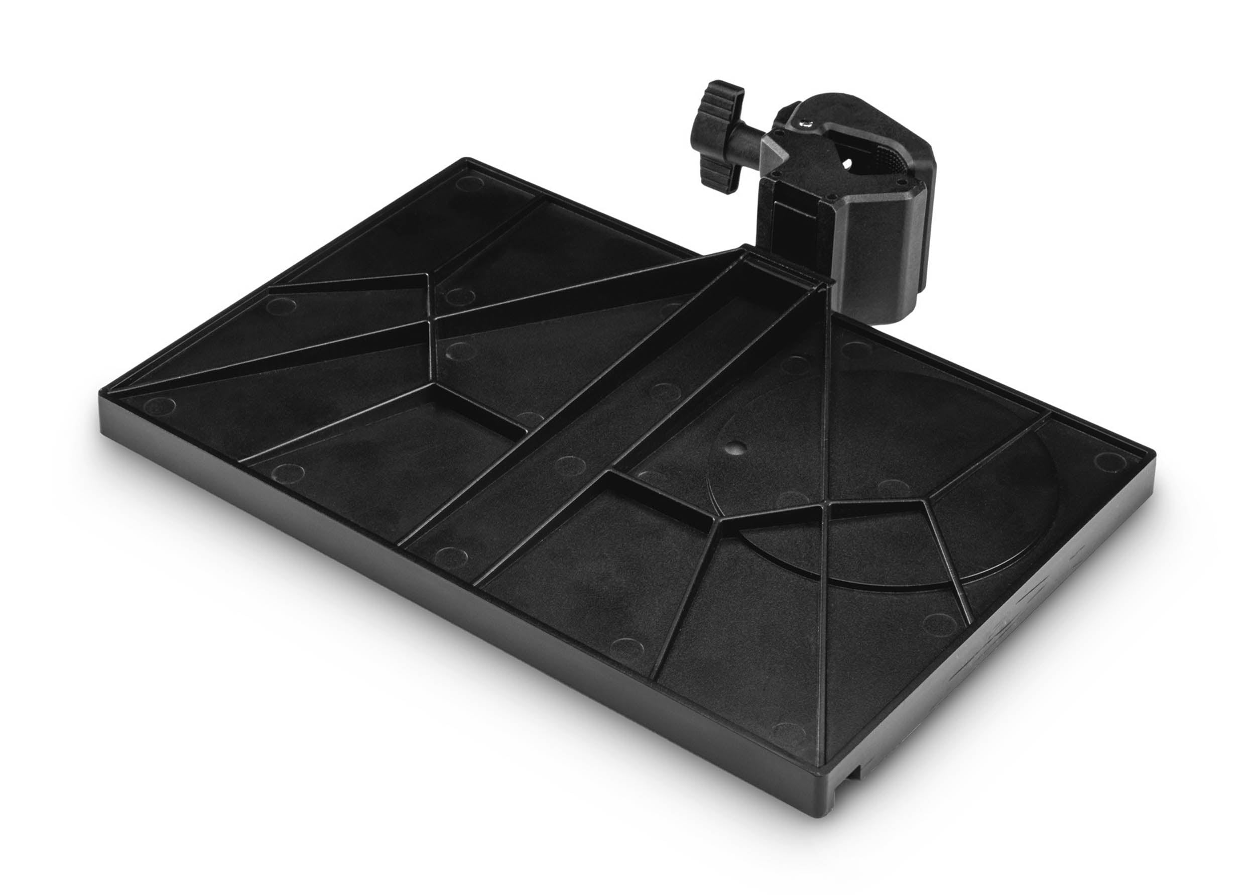 Gravity MA TRAY 3, Tiltable Traveler Tray -Black - Hollywood DJ