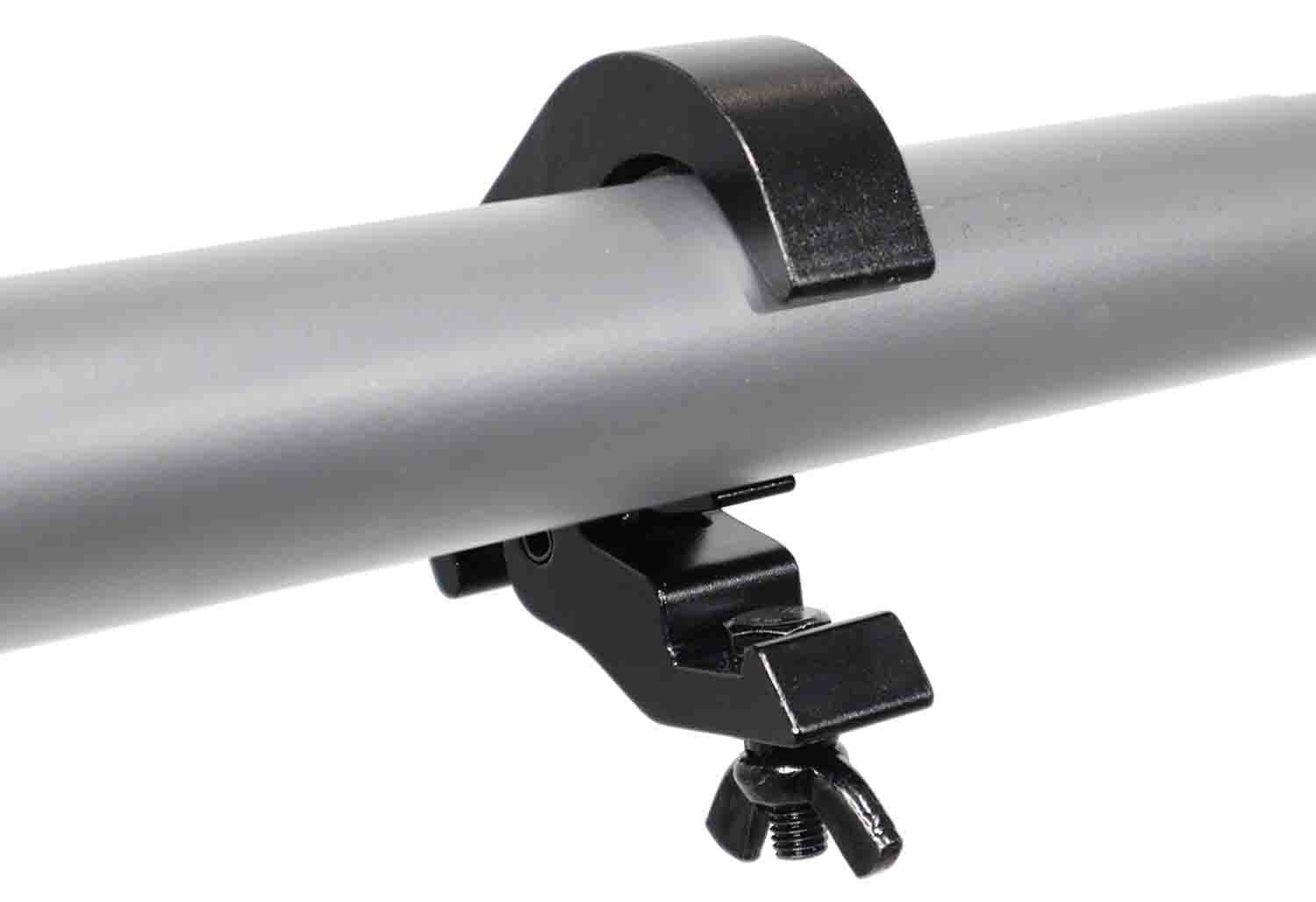 ProX T-C12H-BLK 2" Easy Self Lock Clamp with Big Knob - Black Finish - Hollywood DJ