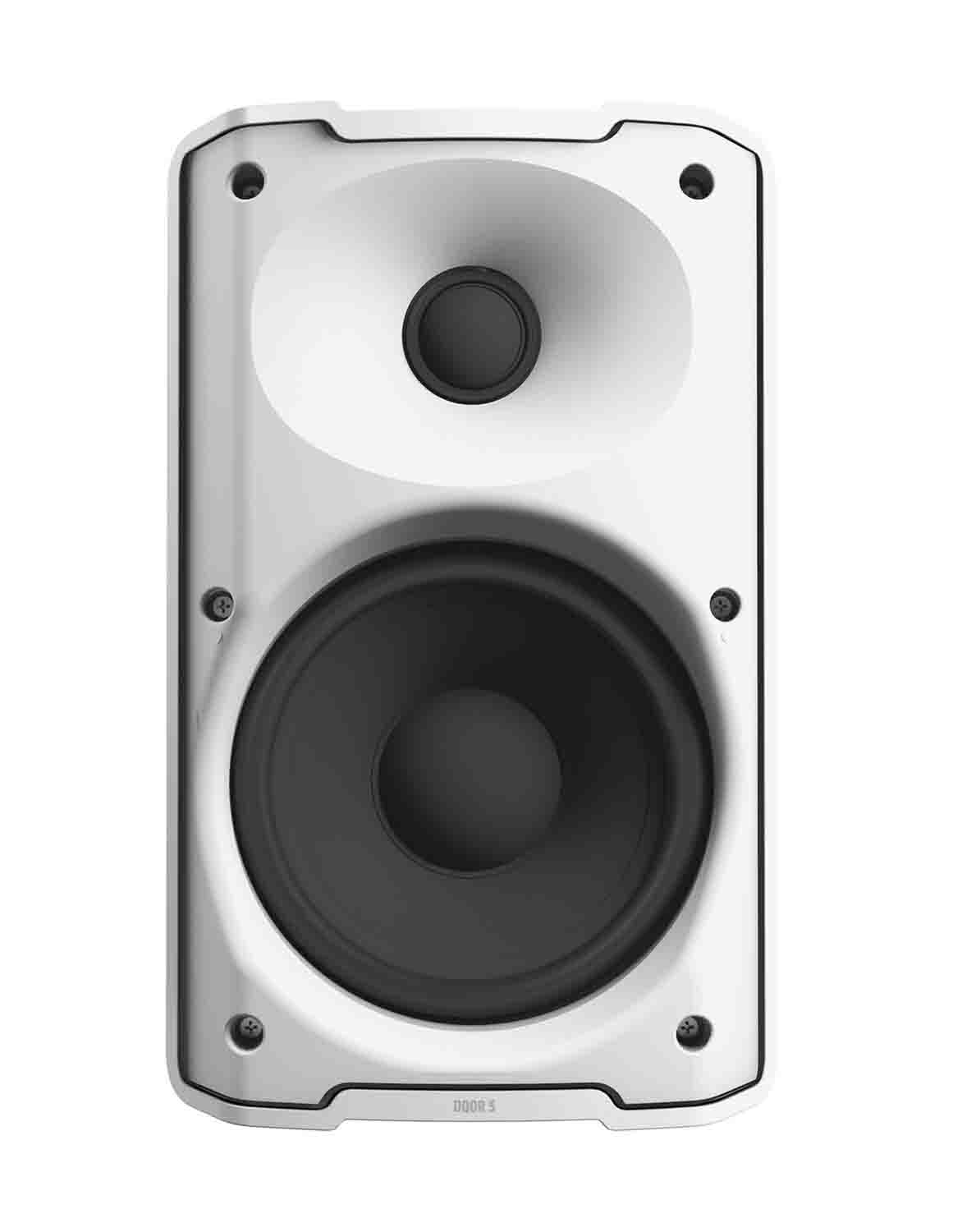 LD Systems DQOR 5 W, 5" Two-Way Passive In/Out Door Installation Loudspeaker 8 Ohm - White, Pair - Hollywood DJ