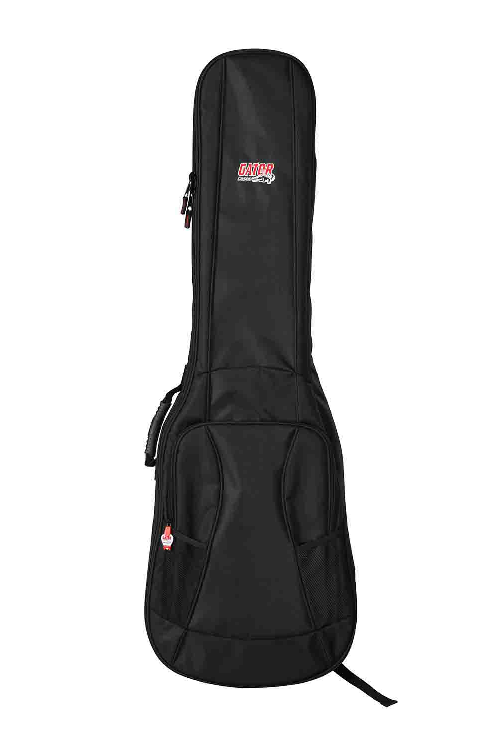 Gator Cases GB-4G-BASSX2 4G Style Gig Bag for 2 Bass Guitars with Adjustable Backpack Straps - Hollywood DJ