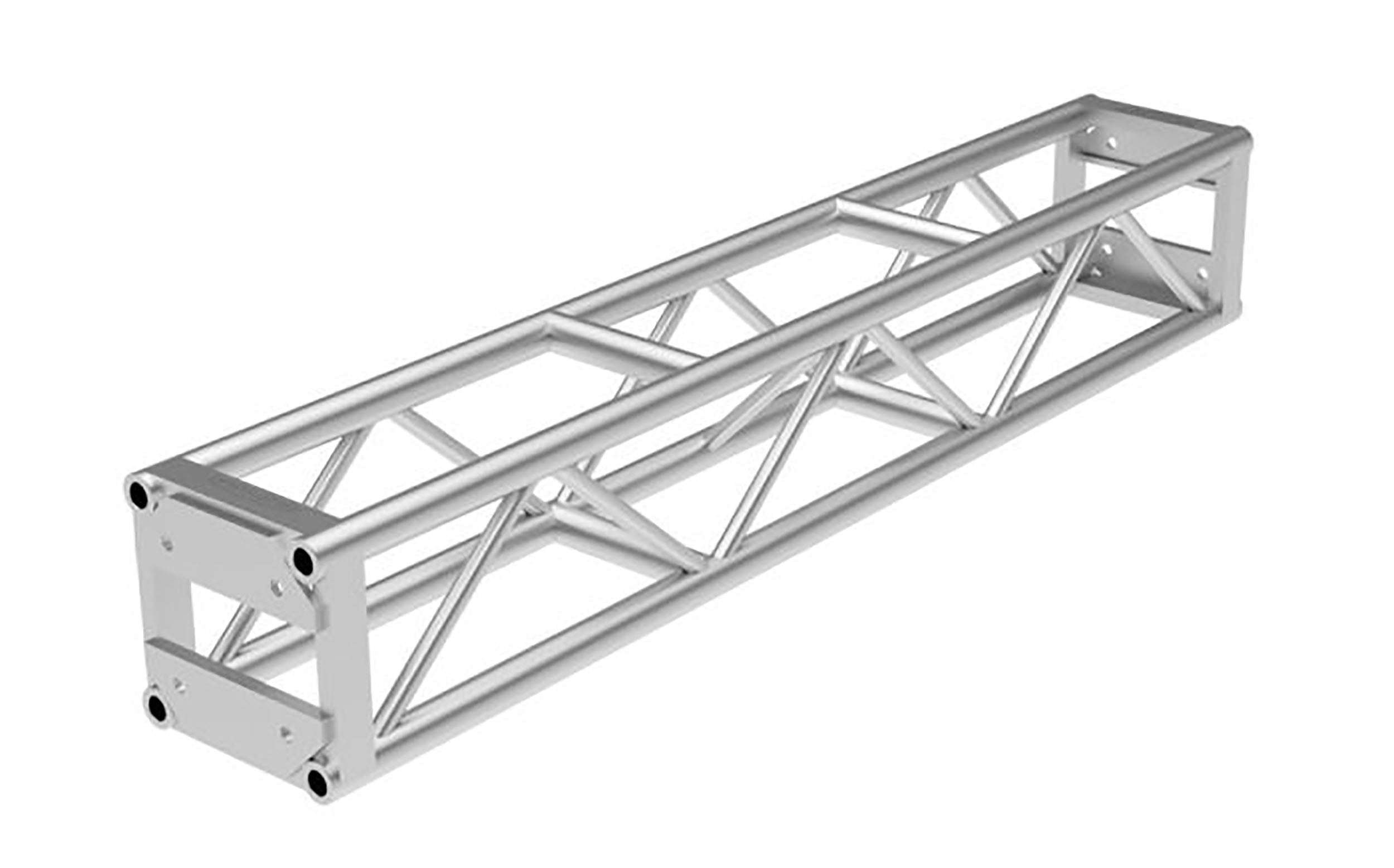 Global Truss DT-GP6, End Plated Square Truss Straight Segment - 6ft - Hollywood DJ