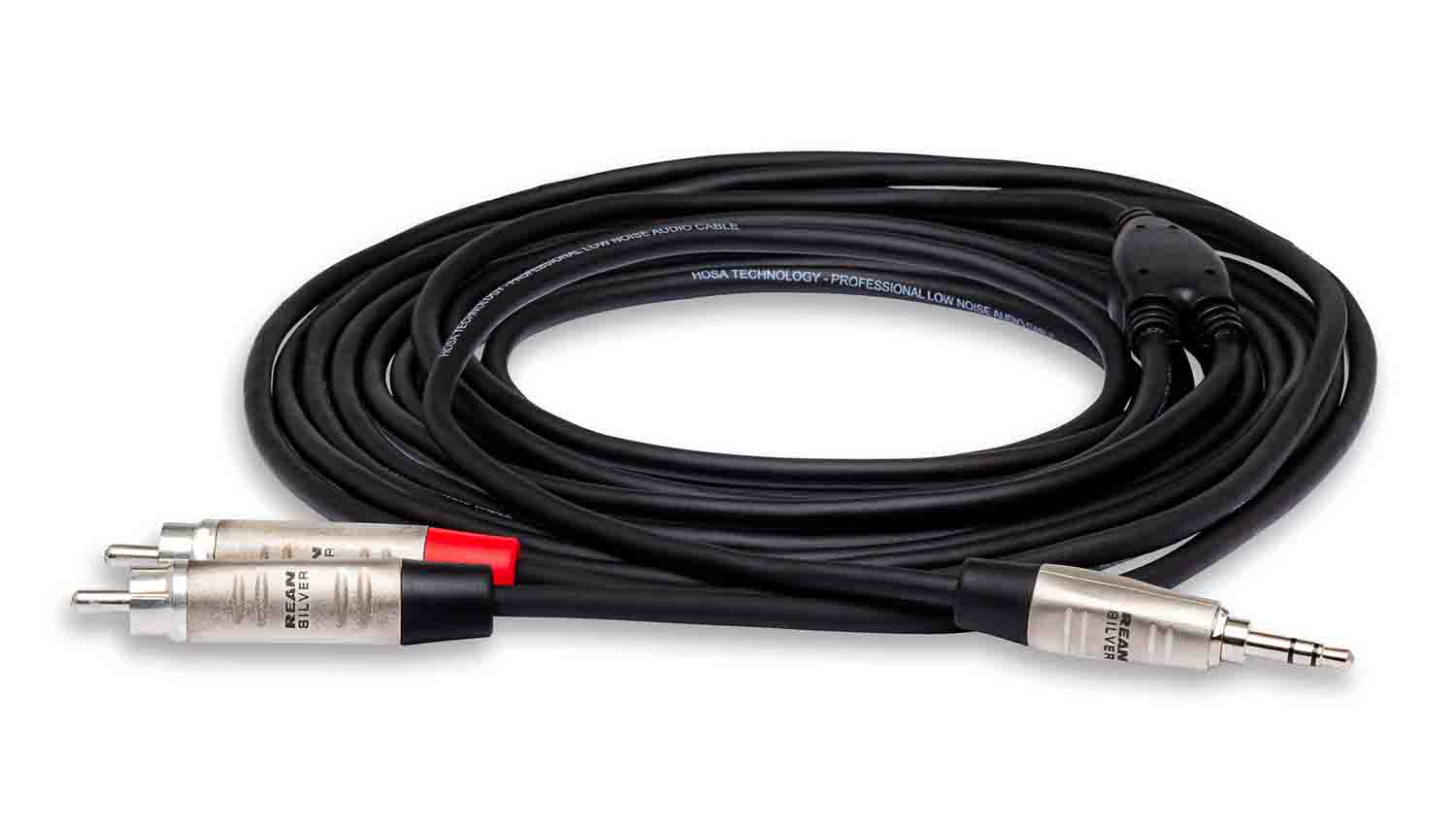 Hosa HMP006Y 3.5MM TRS to Dual 1/4 TS breakout cable, 6 ft