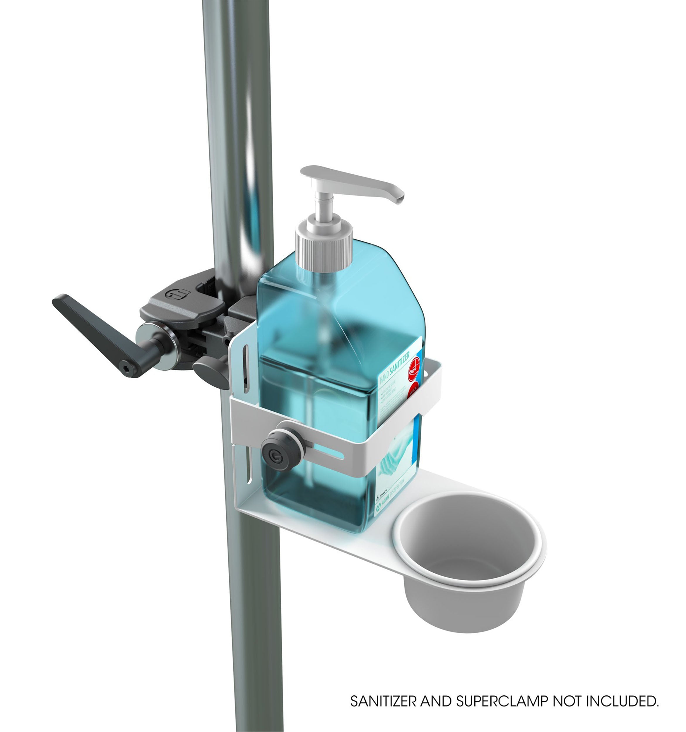 Gravity MA DIS 01 B, Universal Disinfectant-Holder - White - Hollywood DJ