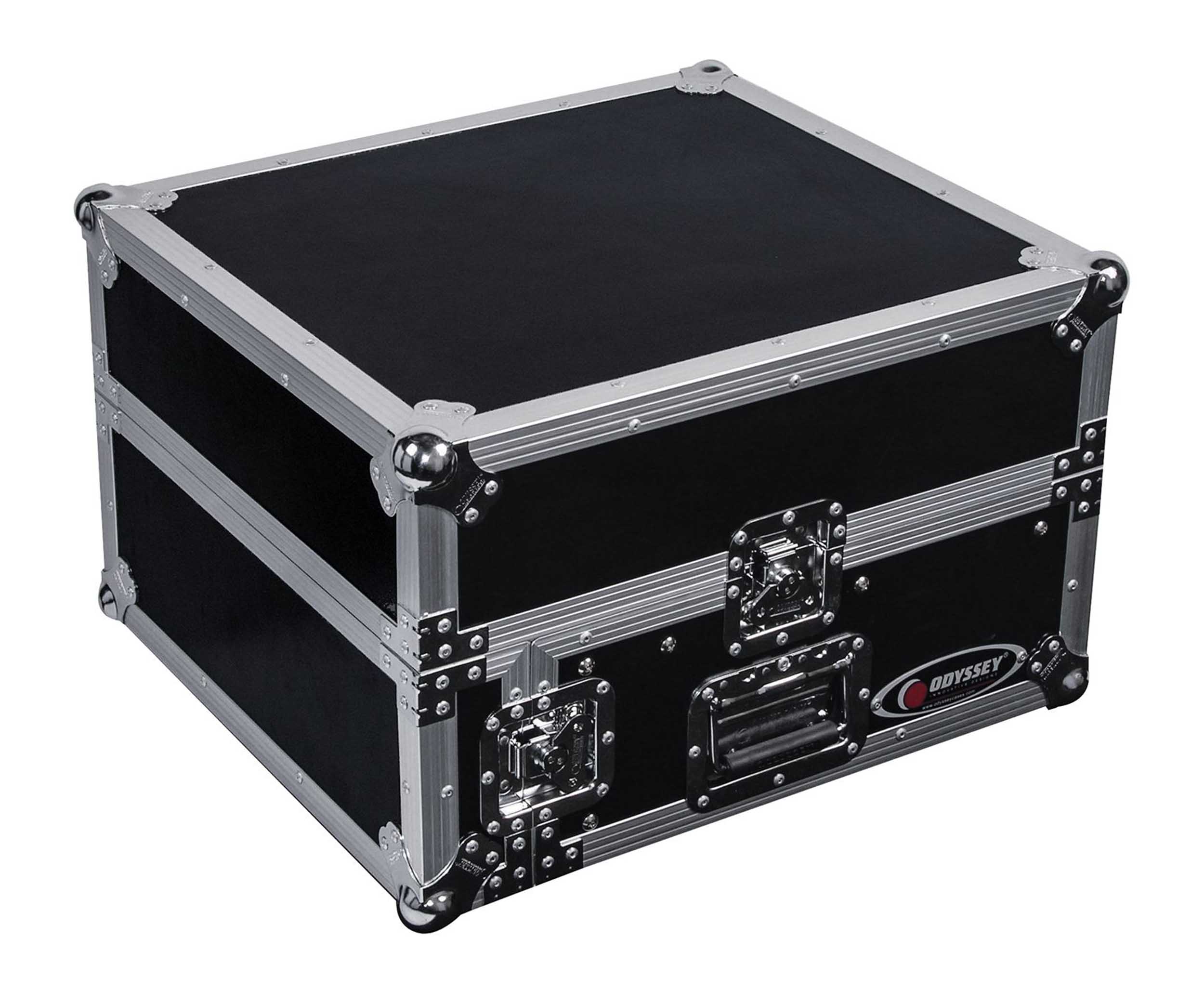 Odyssey FZ1002 10U Top Slanted 2U Vertical Pro Combo Rack - Hollywood DJ
