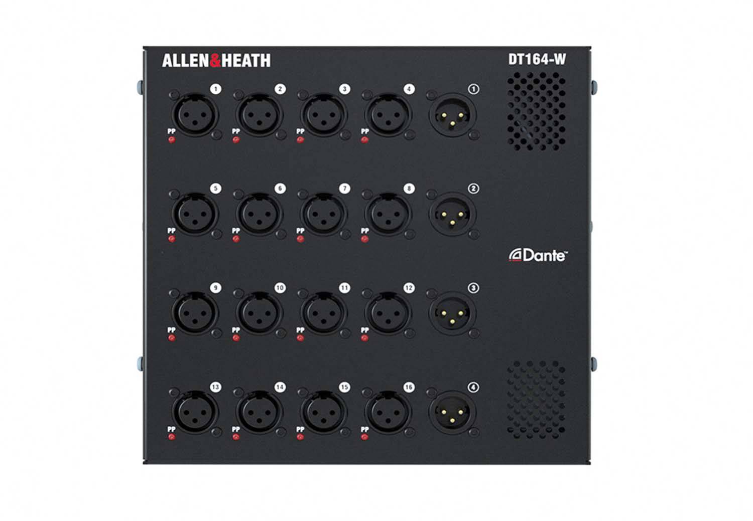 Allen & Heath DT164-W 16x4 Wallmount Dante Audio Expander - 96kHz Dante - Hollywood DJ