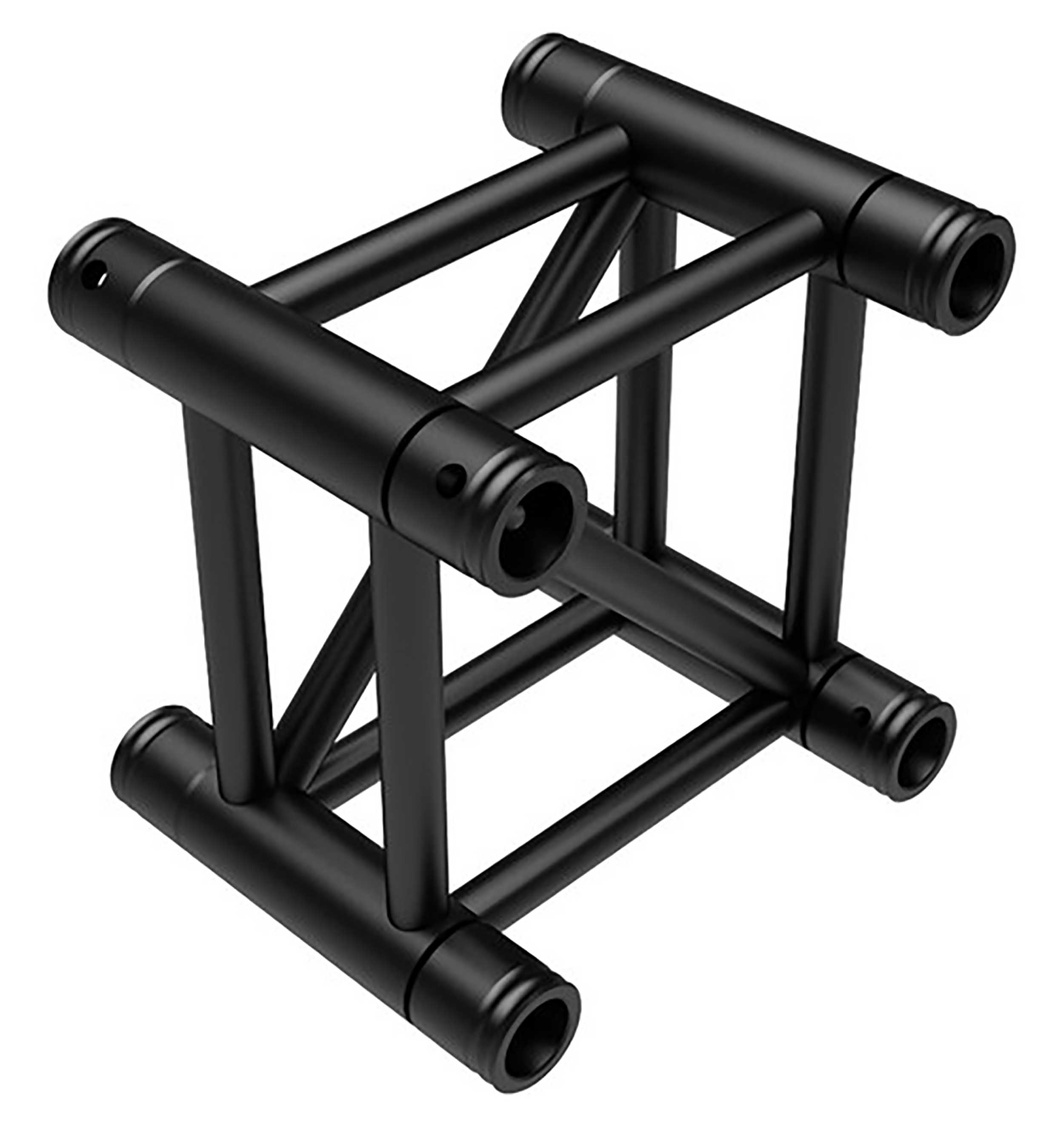 Global Truss SQ-2924P-BLK, 240mm Heavy Duty Truss Spacer - Black - Hollywood DJ