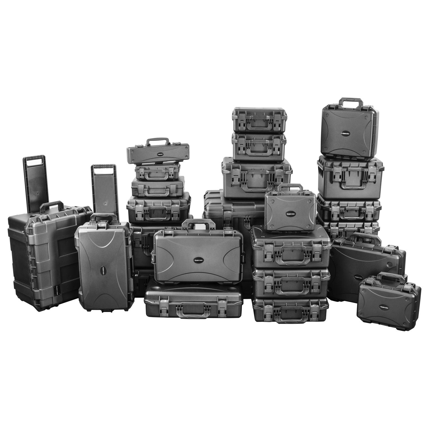 Odyssey VU421207W Bottom Interior Injection-Molded Utility Case with Wheels - 42.25″ x 12.5″ x 6″ - Hollywood DJ