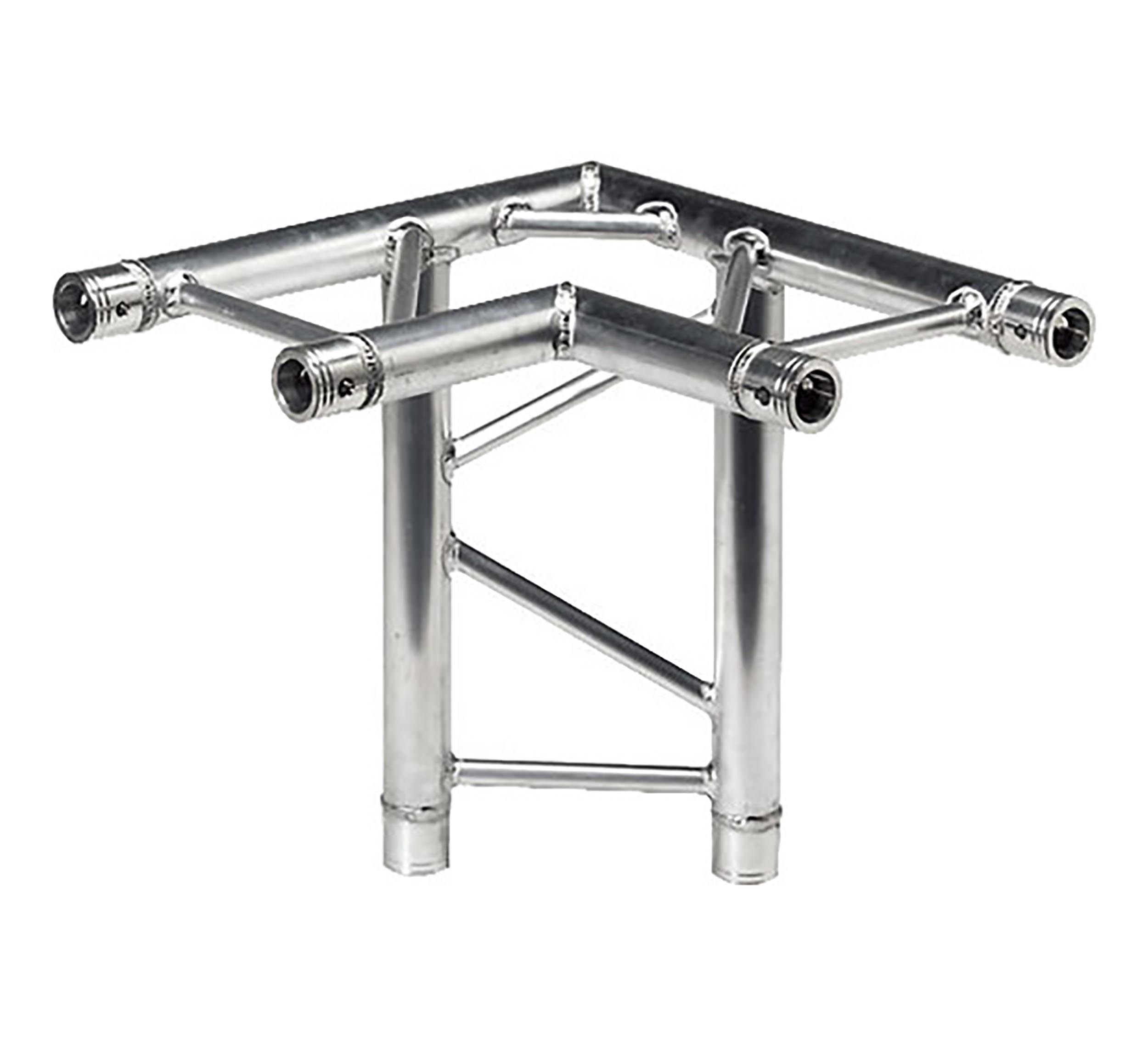 Global Truss IB-4063-H, Horizontal Three Way 90 Degree Corner Junction for F32 I-Beam Truss System - 1.64 ft - Hollywood DJ