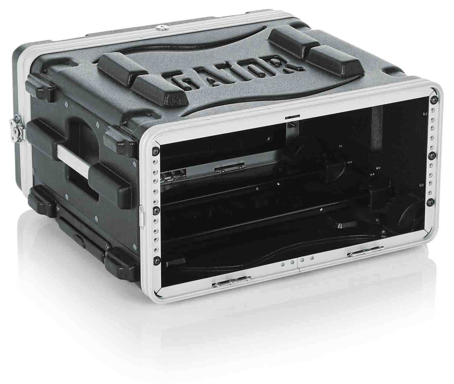 Gator Cases GRR-4L Rolling Molded 4U Rack Case - Hollywood DJ