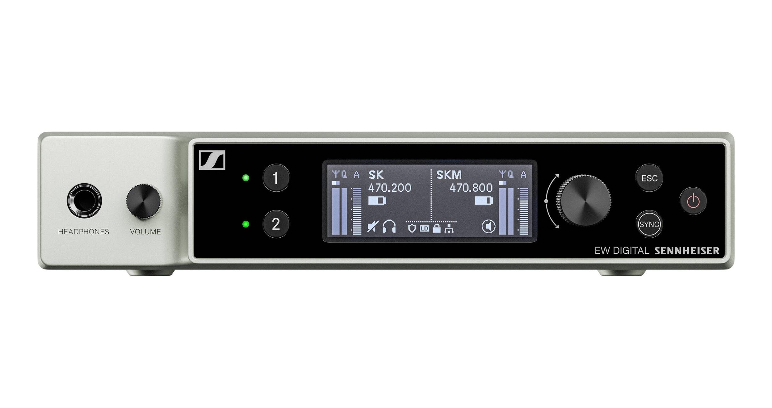 Sennheiser MKE 2/835-S SET, Dual-Channel Digital Combo Wireless System with Omni Lavalier and Handheld Mic - Hollywood DJ