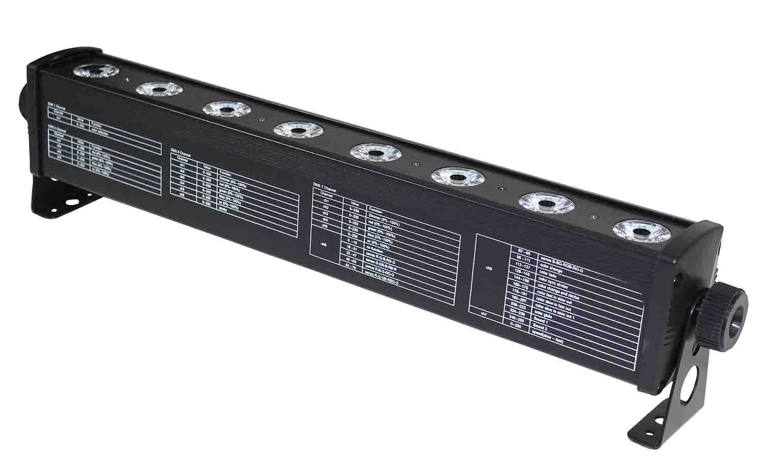 ProX X-BAR8RGBUV 8 32W High Power RGB-UV LED Wash Light - Hollywood DJ