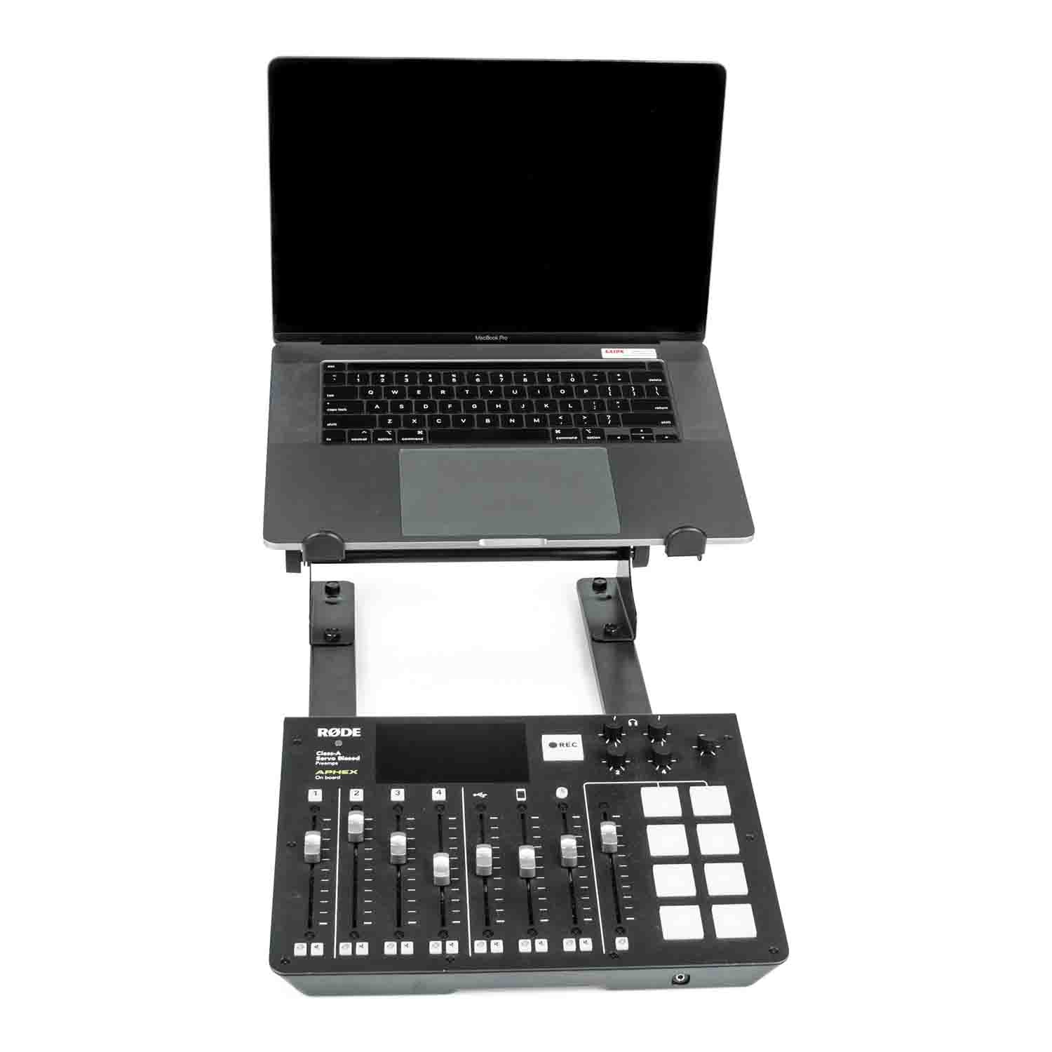 Gator Frameworks GFWLAPTOP1000 Portable Desktop Laptop and DJ Controller Stand - Hollywood DJ