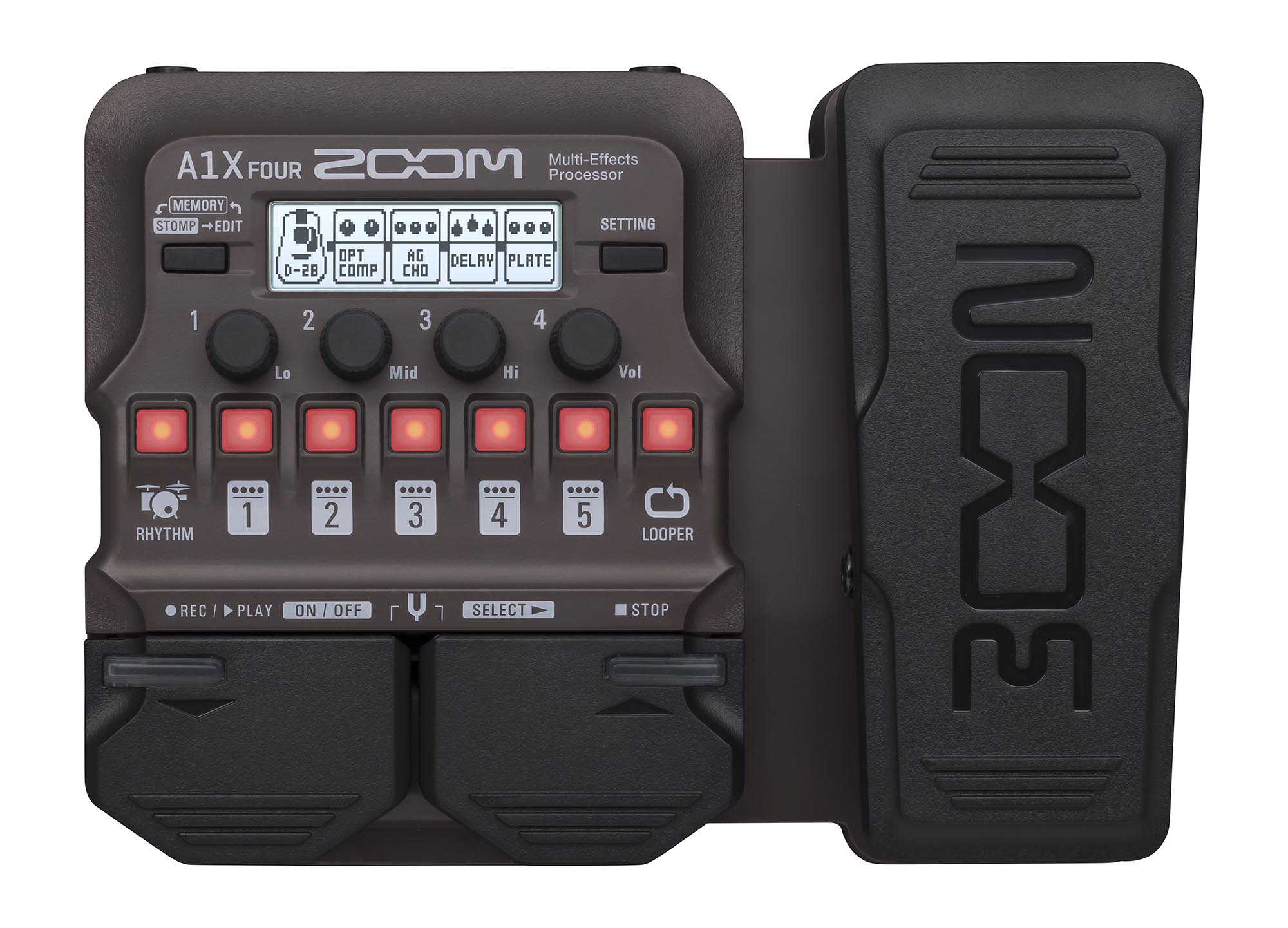 Open Box: ZOOM A1X Four Multi LEGENDARY Effects Processor Pedal - Hollywood DJ