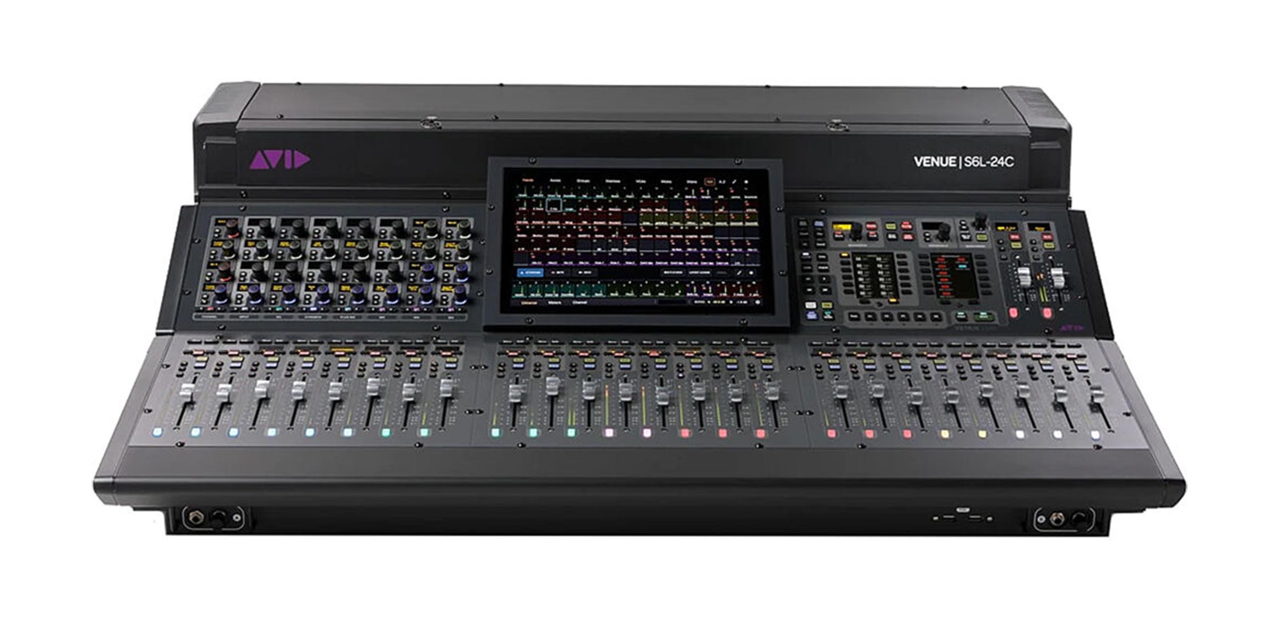 Avid VENUE S6L-24C Control Surface, with 3 Year Avid Advantage Elite Live , Support Avid